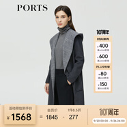 PORTS 寶姿秋冬新品女裝淡雅大衣ALM9C021LFF118 灰色混色 M (6)