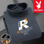 花花公子（PLAYBOY ESTABLISHED 1953）清倉秋冬季恒溫保暖打底寬松長袖T恤德絨中領(lǐng)上衣男款 特價【賠本清倉*破價沖量-德絨/大R】深灰 M  【建議80-90斤】