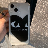 接運貓潮流無(wú)糖烏龍茶適蘋(píng)果14手機殼透明太空殼1112promaxxsxr防摔7p創(chuàng  )意 大孔太空殼川久保玲 iPhone15