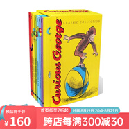 英文原版 Curious George 好奇猴喬治 32個(gè)故事大合輯 汪培珽書(shū)單推薦第3階段 綠山墻 預售 精裝禮盒裝7冊 綠山墻圖書(shū)