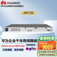 華為智易云AR720企業(yè)級(jí)路由器千兆2*GE Combo WAN口+8*GE LAN口 便捷運(yùn)維中小公司安全組網(wǎng) 帶機(jī)700