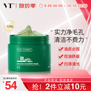 VT CICA老虎綠泥清潔面膜120ml 涂抹式清潔毛孔控油泥膜積雪草舒緩
