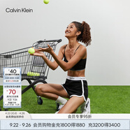 Calvin Klein內(nèi)衣【摩登引力帶】女士本命年ck家居外穿睡褲辣妹運動短褲QS5982 001-太空黑 S
