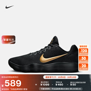 耐克男子透氣實(shí)戰籃球鞋冬季戶(hù)外NIKE HYPERDUNK 2017 LOW IH0634 070黑/金屬金/黑 47.5