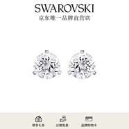 施華洛世奇（SWAROVSKI）耳釘耳環(huán)耳飾女度假風(fēng)輕奢小眾送女友女 Constella鍍白金1800046