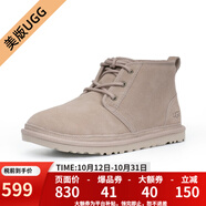 UGG美版秋冬男女經(jīng)典靴紐姆系列綁帶休閑溫暖迷你靴3236/1094269 3236男款-PUTT-油灰色 40