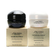 Shiseido資生堂日霜晚霜女士面霜 國內專(zhuān)柜旅行裝 護膚品生日禮物 時(shí)光琉璃豐盈日霜15ml+夜霜晚霜15ml