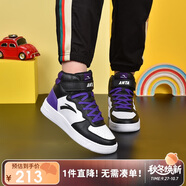 安踏兒童運動(dòng)鞋男大童生活系列魔術(shù)貼高幫板鞋A33038015J
