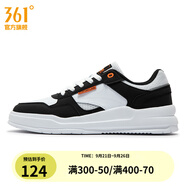 361°男運(yùn)動(dòng)鞋秋季新款361度男板鞋 曜石黑/361度白 42