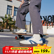 喬丹（QIAODAN）啟程喬丹質(zhì)燥低幫板鞋女2025秋季防滑耐磨休閑運動鞋QDL052252513 象牙色/水洗藍 37.5