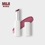 無(wú)印良品（MUJI）亮澤唇膏 有色潤(rùn)唇膏 口紅 107薄藤淺紫 3g