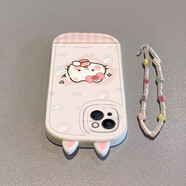 vivo適用草莓小熊VIVOY300手機殼Z1i女款創(chuàng  )意Y35+硅膠.軟殼Y78t可愛(ài)Y100i長(cháng)續航版個(gè)性Y97卡通Y33e防摔 【白色-小胖妹-DY41】+貓耳朵+愛(ài)心掛繩 vivo Y66