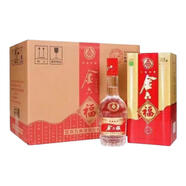 金六福福星高照三星/四星38/52度濃香型白酒500ml*6瓶整箱婚宴【喜宴】 52度 500mL 6瓶 四星52度整箱