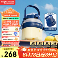 摩飛電器（Morphyrichards）榨汁機 榨汁桶便攜榨汁杯無(wú)線(xiàn)充電果汁杯隨行杯1升容量戶(hù)外果茶冷泡桶迷你小胖噸MR9805 Nano版 藍