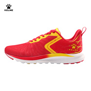 卡爾美（KELME）運動(dòng)跑鞋男2025年新款透氣緩震訓練健身跑步鞋女 西班牙紅 35