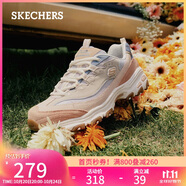 斯凱奇（Skechers）奶茶熊女鞋秋季厚底老爹鞋軟底百搭熊貓鞋休閑運動鞋149238
