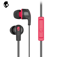SKullcandy骷髏頭/ Smokin buds2煙斗斯酷凱蒂入耳式有線耳機藍牙 西瓜紅