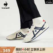 樂(lè )卡克中性復古經(jīng)典低幫運動(dòng)休閑鞋跑步鞋T233607 米白/藏青/ONY 41