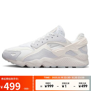 耐克NIKE休閑鞋男華萊士AIR HUARACHE運動(dòng)鞋DZ3306-100白黑43