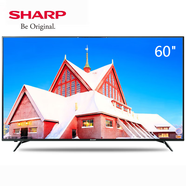 夏普（SHARP)Sharp/ LCD60MY6150A 60英寸 智能網(wǎng)絡(luò ) 4K平板電視機 Wi 0英寸 黑色 60英寸標配