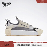 Reebok銳步官方男女SUDECA舒適機(jī)能風(fēng)奶油厚底低幫休閑板鞋 FZ2003 白色/灰色 36.5