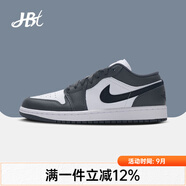 耐克（NIKE）【潮】Air Jordan aj1板鞋男女情侶款低幫透氣休閑輕便運(yùn)動籃球鞋 553560/553558-152 白黑灰 35.5