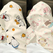 2025新款睡褲女夏季長(cháng)褲棉紗防蚊褲卡通可外穿寬松薄款休閑家居褲 長(cháng)褲帕恰狗小櫻桃嬰兒 M