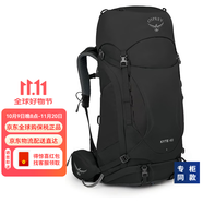 OSPREY戶(hù)外登山包Kestrel 小鷹旅行徒步雙肩包 Kyte鷂鷹帶防雨罩送女友 女款-Kyte鷂鷹黑色48L WM/L