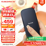 閃迪（SanDisk）480GB Type-c USB3.2移動(dòng)固態(tài)硬盤（PSSD）E30高速 移動(dòng)SSD 讀速520MB/s 兼容手機(jī)筆記本電腦