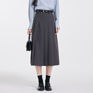 達佳詩(shī)黑色西裝套裝女大學(xué)生面試高級感小個(gè)子秋冬正裝職業(yè)女士西服外套 灰色半身裙【搭配一?？畚餮b】 L 【適合115-125斤可穿】