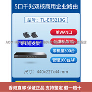 普聯(lián)（TP-LINK）TL-ER3210G 多WAN口 tplink企業(yè)上網(wǎng)行為管理千兆AC路由器VLAN劃分ER2220G ER3220G ER3229G ER226 ER3210G 5口千兆 單W
