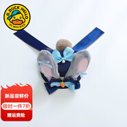 G.duck小黃鴨洛麗塔公主裙女童連衣裙夏季朱迪兔子警官衣服兒童生日禮服 兔耳朵小帽子【單拍不發(fā)】 120 尺碼5~6歲【110-120cm】