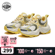 PALLADIUM帕拉丁休閑鞋女子輕便鞋子厚底鞋子女老爹鞋94546 白/白/黃 39