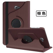 適用三星sm-t585c平板保護套一T580smt580殼tab a2016款10.1英寸galaxy taba電腦samsung t587N皮 旋轉棕色：收藏送電容筆 三星T580/T585C (1