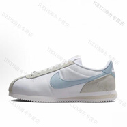耐克（NIKE）Classic Cortez防滑耐磨輕便透氣阿甘鞋百搭跑鞋 米白/藍(lán) DZ2795-100 36