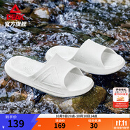 匹克態(tài)極拖鞋男鞋夏季外穿運(yùn)動(dòng)拖鞋籃球防滑涼拖女款戶外沙灘鞋涉水鞋 【男款】純色-煙灰 44