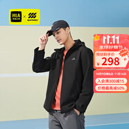 海瀾之家?jiàn)A克男25新款馬術(shù)運(yùn)動(dòng)工裝撞色外套男春季HWJAW1W023A 黑色44 190/104A 推薦91~98kg