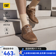 CAT卡特休閑皮鞋男士復古工裝輕戶(hù)外軟牛皮防滑通勤鞋P725212N3AMC29 淺褐 39