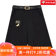 梗豆物語（GENGDOUSTORY）哈利波特聯(lián)名顯瘦半身裙英倫學(xué)院風(fēng)jk美式復(fù)古休閑 赫奇帕奇半身裙 S