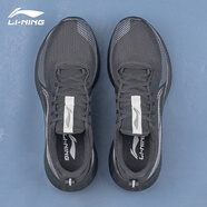 李寧（LI-NING）男鞋跑步鞋夏季新款網(wǎng)面透氣減震跑鞋黑色休閑鞋子運動(dòng)鞋 黑色 39
