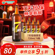 泰山啤酒（TAISHAN） 8度7天泰山原漿啤酒720mL*6瓶原漿 源頭直發(fā) 