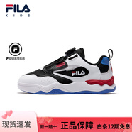 斐樂(lè )（FILA）KIDSFila童鞋兒童板鞋2025秋季新款男女大童旋鈕休閑 ------ 黑_Fila白-BW 33 _內長(cháng)20.5cm