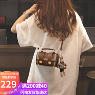 YUYULA包包女包牛皮斜挎手機包迷你包品牌單肩包生日禮物輕奢送女友老婆