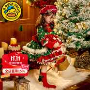 G.DUCKKIDS童裝圣誕節(jié)兒童服裝女童連衣裙秋冬季洛麗塔公主裙卡通洋氣生日裙 252款單裙子 100 建議90-100cm3-4歲
