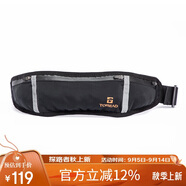 探路者（TOREAD）腰包 春夏男女通款 戶外運動跑步便攜彈力輕便休閑包 TEBBCL80906 黑色