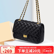 蔻一（Cnoles）包包女包高端女士單肩包鏈條斜挎包大容量小方包生日禮物送女友