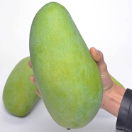 張小壯 芒果 大青芒 大芒果現(xiàn)摘青皮黃皮芒果新鮮水果 源頭直發(fā) 3斤精選單果450g起