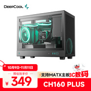 九州風神（DEEPCOOL）CH160 PLUS MATX機箱(便捷提手/支持240水冷/長顯卡/Type-C/MESH散熱面板）