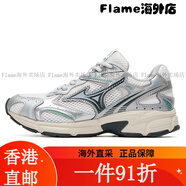 美津濃（MIZUNO）SPEED 2K新款經(jīng)典慢跑鞋輕量緩震透氣鞋面運動(dòng)跑步鞋 [SPEED2K]白/銀/幻銀 正碼正拍 36