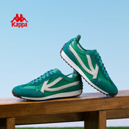 卡帕（Kappa）女鞋休閑鞋子女款春季新款運動(dòng)鞋百搭老爹鞋輕便跑鞋 長(cháng)青綠 38